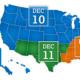 map of the 2019 PSAT release dates