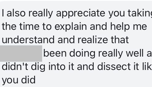 Text from parent