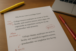 Generic "Why Us" essay