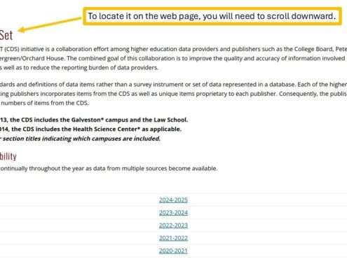 A&M CDS Webpage