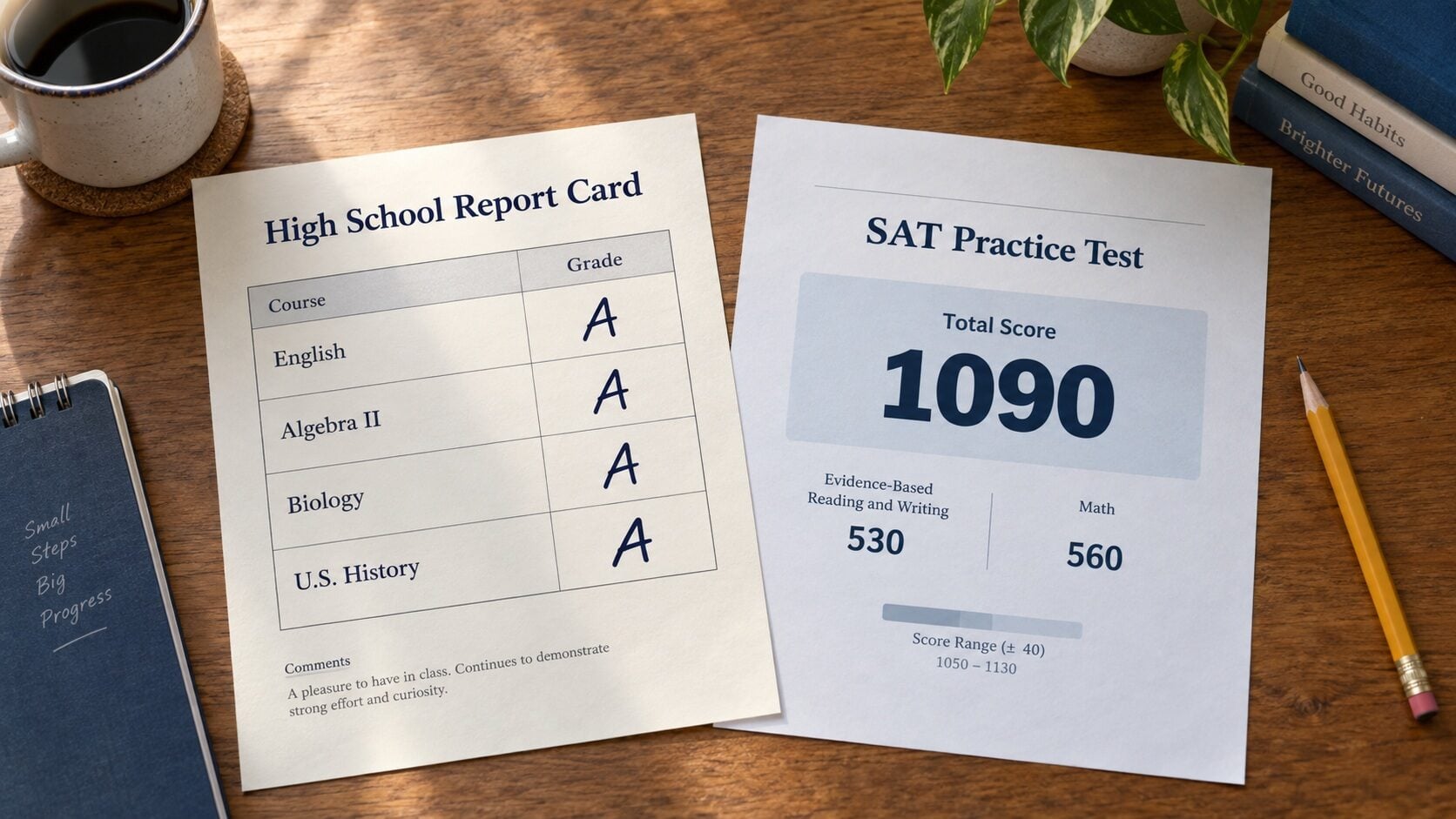 Grades and practice test