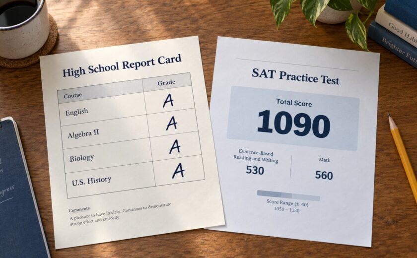 Grades and practice test